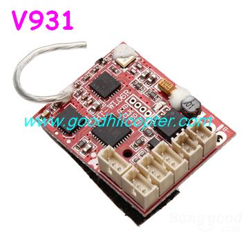 wltoys-v931-AS350-XK-K123 helicopter parts Receiver PCB board (V931) - Click Image to Close
